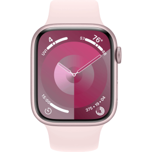 Apple Watch Series 9 GPS + Cellular 45mm Pink Aluminum Case w. Light Pink Sport Band - M/L (MRML3) — изображение 2