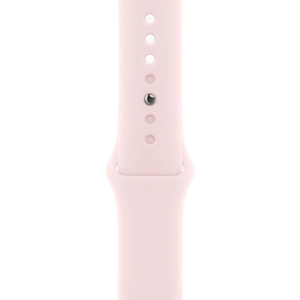 Apple Watch Series 9 GPS + Cellular 45mm Pink Aluminum Case w. Light Pink Sport Band — M/L (MRML3) - ТвойGadget