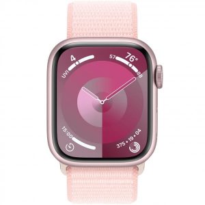 Apple Watch Series 9 GPS + Cellular 45mm Pink Alu. Case w. Light Pink Sport Loop (MRMM3) — изображение 2