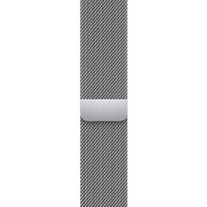 Apple Watch Series 9 GPS + Cellular 45mm Silver S. Steel Case w. Silver Milanese Loop (MRMQ3) - Зображення 3