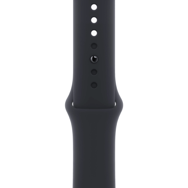 Apple Watch Series 9 GPS + Cellular 45mm Graphite S. Steel Case w. Midnight Sport Band – S/M (MRMV3) - ТвойGadget