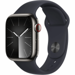 Apple Watch Series 9 GPS + Cellular 45mm Gold S. Steel Case w. Clay Sport Band – M/L (MRMT3) - ТвойGadget