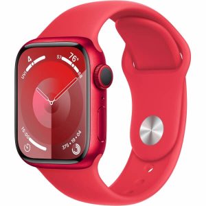 Apple Watch Series 9 GPS 41mm PRODUCT RED Alu. Case w. PRODUCT RED S. Band - M/L (MRXH3) — изображение 1