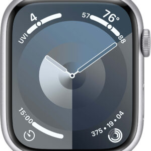 Apple Watch Series 9 GPS + Cellular 45mm Silver Aluminum Case with Winter Blue Sport Loop (MRMJ3) - Зображення 2