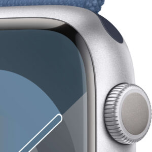 Apple Watch Series 9 GPS + Cellular 45mm Silver Aluminum Case with Winter Blue Sport Loop (MRMJ3) - Зображення 3