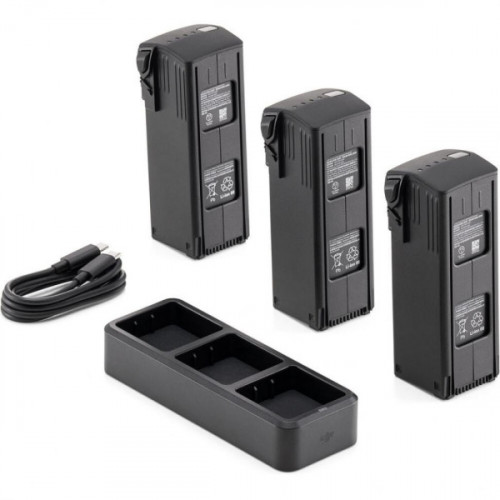 DJI Mavic 3 Enterprise Series Battery Kit 1 3 аккумулятора и зарядное устройство DJI Mavic 3 Enterprise Series Battery Kit (CP.EN.00000421.01) - ТвойGadget