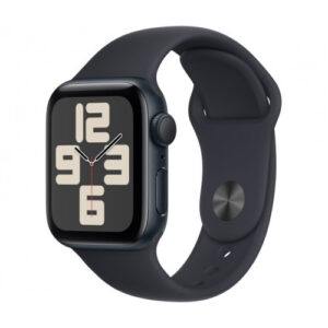 Apple Watch SE 2 GPS 40mm Midnight Aluminium Case with Midnight Sport Band M/L (MR9Y3)