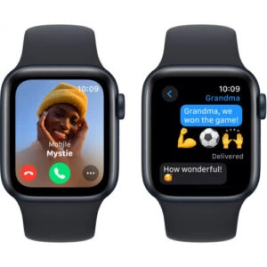 Apple Watch SE 2 GPS 40mm Midnight Aluminium Case with Midnight Sport Band M/L (MR9Y3) - Зображення 4