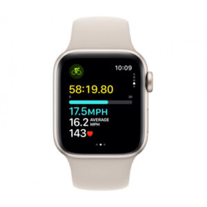 Смарт-часы Apple Watch SE 2 GPS 40mm Starlight Aluminium Case with Starlight Sport Band S/M (MR9U3) — изображение 3