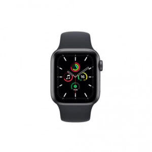 Apple Watch SE GPS 44mm Space Gray Aluminum Case with Midnight Sport Band (MKQ63) - Зображення 2