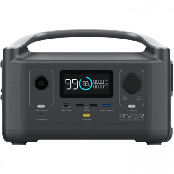 Зарядная станция EcoFlow RIVER (EFRIVER600-EU, PB930401) - ТвойGadget
