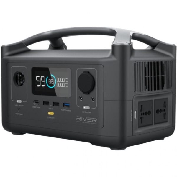 Зарядная станция EcoFlow RIVER (EFRIVER600-EU, PB930401) - ТвойGadget
