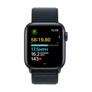 Apple Watch SE 2 GPS 40mm Midnight Aluminium Case with Midnight Sport Loop (MRE03) — изображение 3