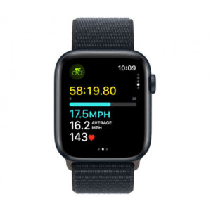 Apple Watch SE 2 GPS 44mm Midnight Aluminium Case with Midnight Sport Band S/M (MRE73) — изображение 3