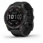 Смарт-часы Garmin Fenix 7 Sapphire Solar Titanium with Chestnut Leather Band (010-02540-31) - ТвойGadget