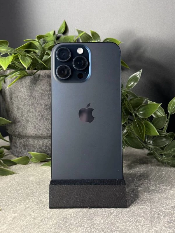 5411191771557389918 Apple iPhone 15 Pro Max 256GB Blue Titanium (MU7A3) Б/В - ТвойGadget