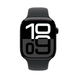 Apple Watch Series 10 GPS 42mm Jet Black Alu. Case w. Black Sport Band - S/M (MWWE3) — изображение 1