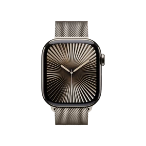 Apple Watch Series 10 GPS + Cellular 42mm Natural Titanium Case w. Natural Milanese Loop (MWXF3) - ТвойGadget