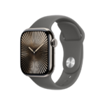 Apple Watch Series 10 GPS + Cellular 46mm Slate Titanium Case w. Slate Milanese Loop — S/M (MC7R4) - ТвойGadget