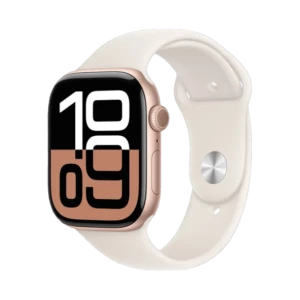 Apple Watch Series 10 GPS + Cellular 42mm Rose Gold Alu. Case w. Light Blush Sport Band - M/L (MWXA3) - Зображення 1