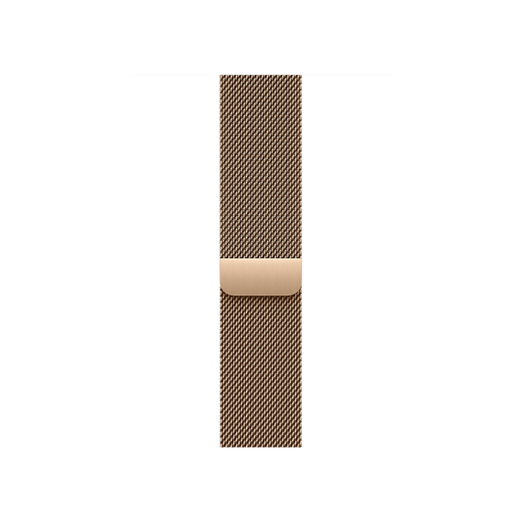 Apple Watch Series 10 GPS + Cellular 46mm Gold Titanium Case w. Gold Milanese Loop – S/M (MC7T4) - ТвойGadget