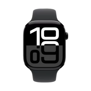 Apple Watch Series 10 GPS + Cellular 46mm Jet Black Alu. Case w. Black Sport Band - XL (MX133+MXM53) - Зображення 1