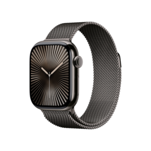 Apple Watch Series 10 GPS + Cellular 46mm Slate Titanium Case w. Slate Milanese Loop - M/L (MWYW3) — изображение 1