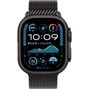 Apple Watch Ultra 2 GPS + Cellular 49mm Black Titanium Case w. Black Titanium Milanese Loop - L (MX5V3) — изображение 2