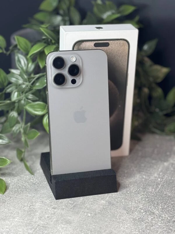 Apple iPhone 15 Pro Max 512GB Natural Titanium (MU7E3) Б/В - ТвойGadget