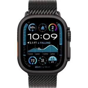 Apple Watch Ultra 2 GPS + Cellular 49mm Black Titan. Case w. Black Titanium Milanese Loop - Large (MYTC3) - Зображення 2