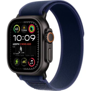 Apple Watch Ultra 2 GPS + Cellular 49mm Black Titan. Case w. Blue Trail Loop - S/M (MYTJ3+MYQ73) - Зображення 1