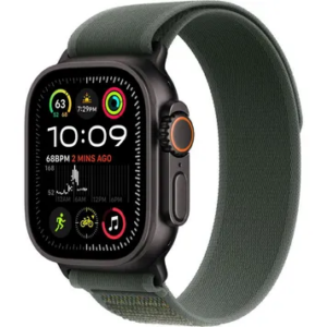 Apple Watch Ultra 2 GPS + Cellular 49mm Black Titan. Case w. Green Trail Loop - S/M (MYTJ3+MYQ33) - Зображення 1