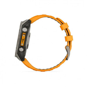 Спортивные часы Garmin Fenix 8 51mm AMOLED Sapphire Titanium w. Spark Orange/Graphite Silicone Band (010-02905-10/11/53) — изображение 3