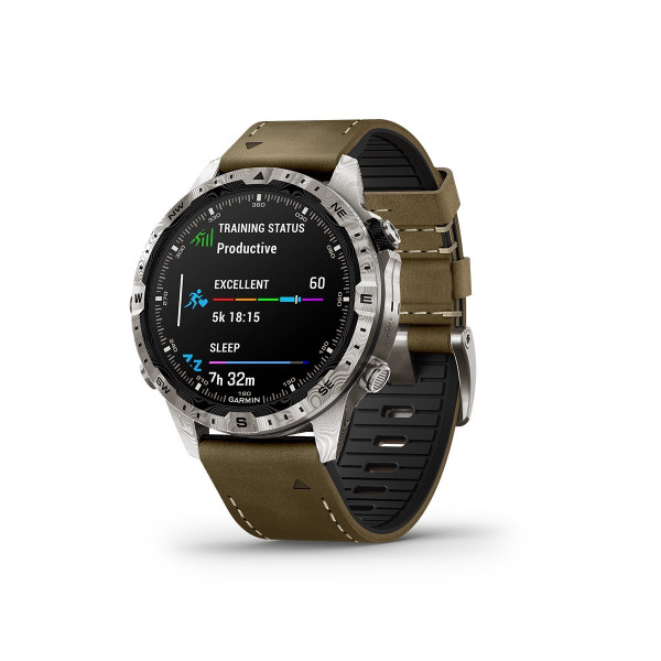 Смарт-часы Garmin MARQ (Gen 2) Adventurer — Damascus Steel Edition (010-03393-30/31) - ТвойGadget
