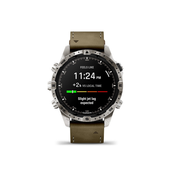 Смарт-часы Garmin MARQ (Gen 2) Adventurer — Damascus Steel Edition (010-03393-30/31) - ТвойGadget