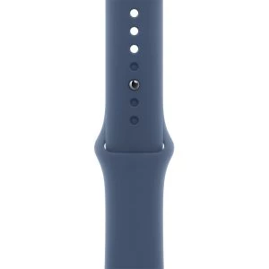 Apple Watch SE 2 GPS 40mm Silver Aluminium Case w. Denim Sport Band - S/M (MXEC3/MXFV3/MXGF3) — изображение 3