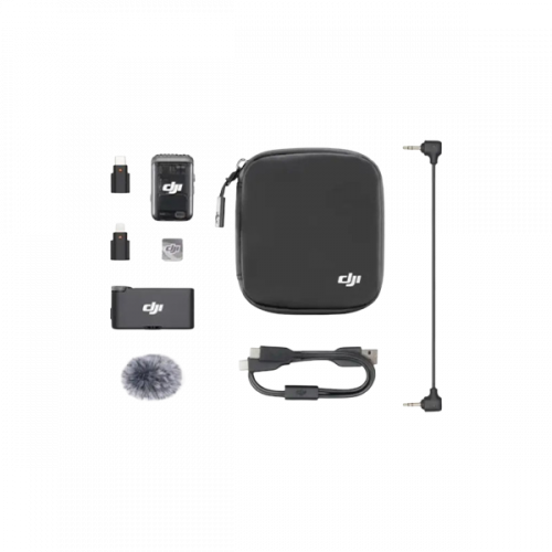 Передатчик радиосистемы DJI Mic 2 Transmitter Shadow Black (CP.RN.00000328.01) - ТвойGadget