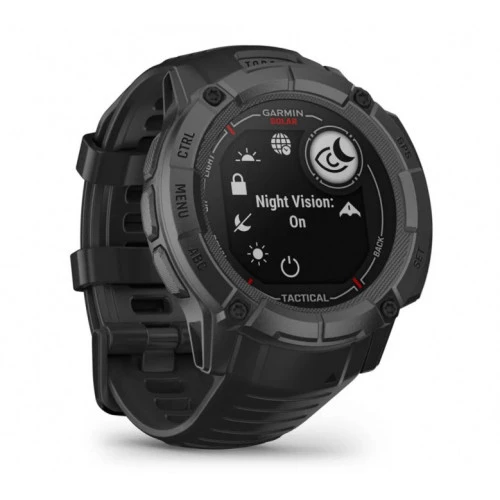 Смарт-годинник Garmin Instinct 2X Solar – Tactical Edition Black (010-02805-13/03/74) - ТвойGadget