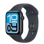 Apple Watch SE 3 GPS + Cellular 44mm Midnight Alu. Case w. Midnight S. Band — M/L (MEPJ4) - ТвойGadget