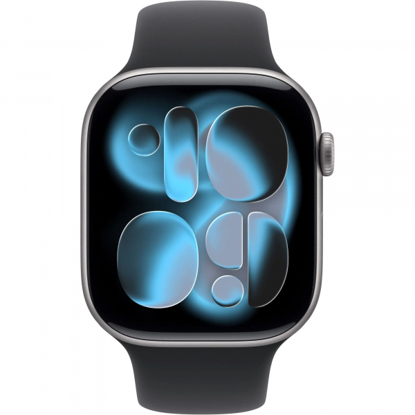 Apple Watch Series 11 GPS 42mm Space Grey Alu. Case w. Black S. Band – M/L (MEQX4) - ТвойGadget
