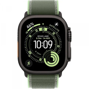 Apple Watch Ultra 3 GPS + Cellular 49mm Black Tit. Case w. Green/Neon Trail Loop - S/M (MF254+MG9N4) - Зображення 2