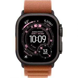 Apple Watch Ultra 3 GPS + Cellular 49mm Black Tit. Case w. Terra Cotta Alpine Loop - Medium (MF254+MG9E4) - Зображення 2