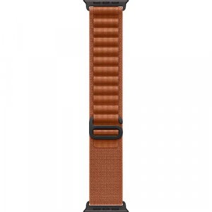 Apple Watch Ultra 3 GPS + Cellular 49mm Black Tit. Case w. Terra Cotta Alpine Loop - Medium (MF254+MG9E4) - Зображення 3