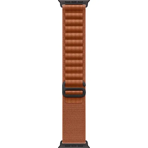 Apple Watch Ultra 3 GPS + Cellular 49mm Black Tit. Case w. Terra Cotta Alpine Loop – Medium (MF254+MG9E4) - ТвойGadget