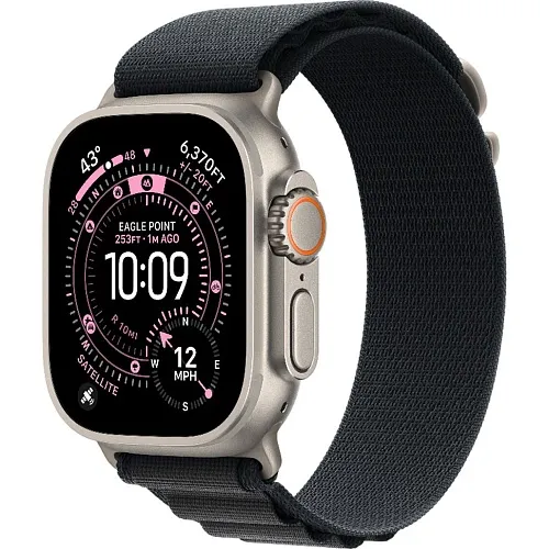 Apple Watch Ultra 3 GPS + Cellular 49mm Natural Tit. Case w. Black Alpine Loop – Medium (MF1V4+MFTF4) - ТвойGadget