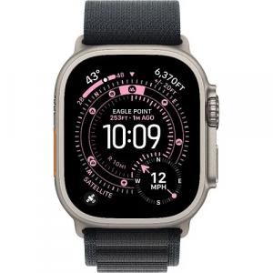 Apple Watch Ultra 3 GPS + Cellular 49mm Natural Tit. Case w. Black Alpine Loop - Medium (MF1V4+MFTF4) - Зображення 2