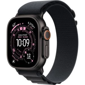 Apple Watch Ultra 3 GPS + Cellular 49mm Black Tit. Case w. Black Alpine Loop - Medium (MF0V4) - Зображення 1