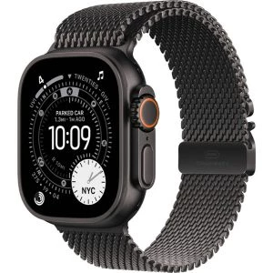 Apple Watch Ultra 3 GPS + Cellular 49mm Black Tit. Case w. Black Tit. Milanese Loop - Small (MF1N4) - Зображення 1