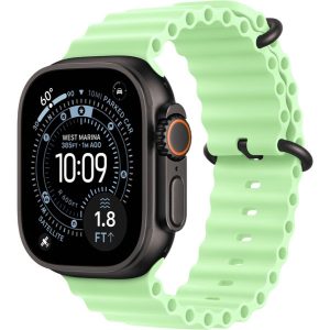 Apple Watch Ultra 3 GPS + Cellular 49mm Black Tit. Case w. Neon Green O. Band (MF254+MGCL4) - Зображення 1