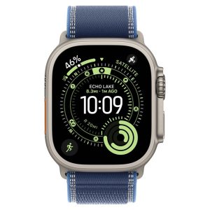 Apple Watch Ultra 3 GPS + Cellular 49mm Natural Tit. Case w. Blue/Bright Blue Trail Loop - S/M (MEWR4) - Зображення 2